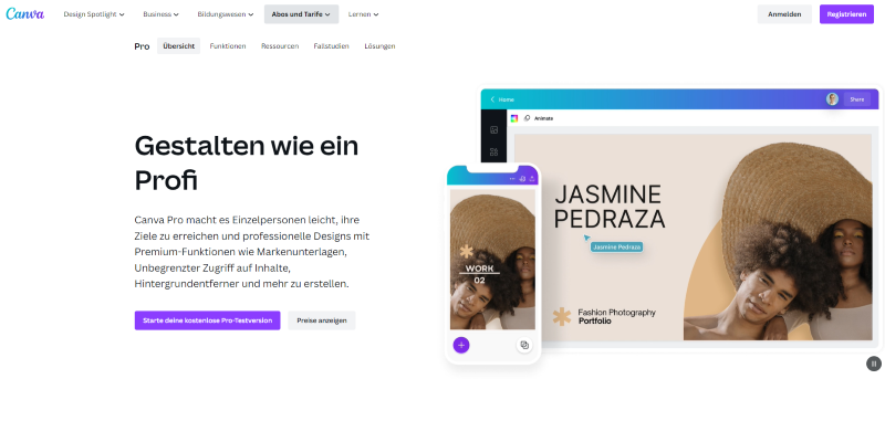 Canva auf MX21